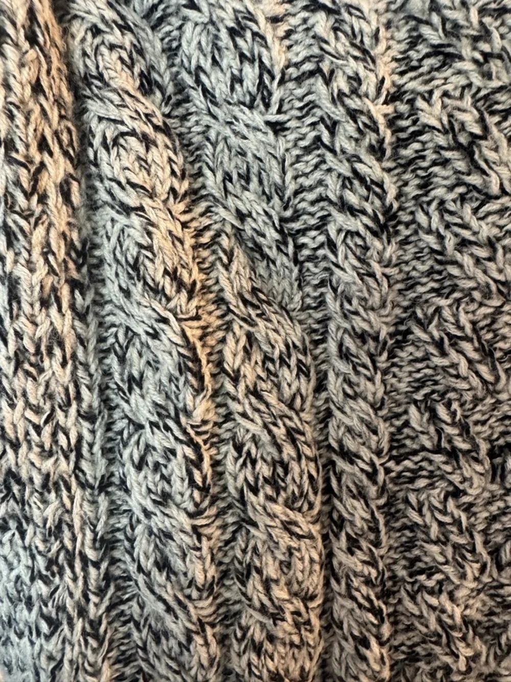 RD style cowl neck black white sweater USM